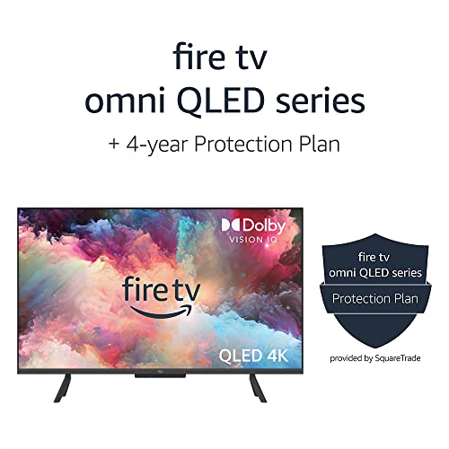 Amazon Fire TV 65" Omni QLED Series 4K UHD smart TV, Dolby Vision IQ, Fire TV Ambient Experience, local dimming, hands-free with Alexa