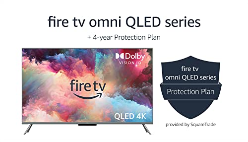 Amazon Fire TV 65" Omni QLED Series 4K UHD smart TV, Dolby Vision IQ, Fire TV Ambient Experience, local dimming, hands-free with Alexa