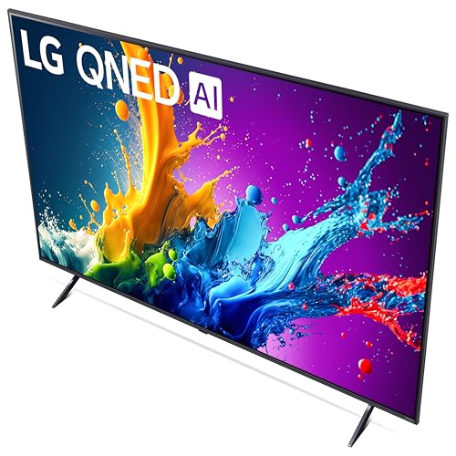 LG 43-Inch Class QNED80T Series LED Smart TV 4K Processor Flat Screen with Magic Remote AI-Powered with Alexa Built-in (43QNED80TUC, 2024)