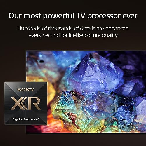 Sony QD-OLED 55 inch BRAVIA XR A95L Series 4K Ultra HD TV: Smart Google TV with Dolby Vision HDR and Exclusive Gaming Features for The PlayStation® 5 XR55A95L- Latest Model