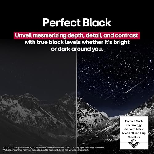LG 55-Inch Class OLED evo AI 4K C5 Series Smart TV w/Dolby Atmos, Dolby Vision, HDR10, AI Super Upscaling 4K, Filmmaker Mode, Wow Orchestra, Alexa Built-in (OLED55C5PUA, 2025)