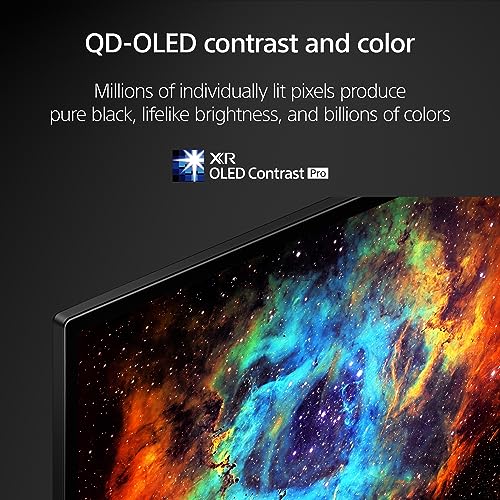 Sony QD-OLED 55 inch BRAVIA XR A95L Series 4K Ultra HD TV: Smart Google TV with Dolby Vision HDR and Exclusive Gaming Features for The PlayStation® 5 XR55A95L- Latest Model