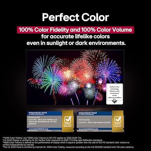 LG 55-Inch Class OLED evo AI 4K C5 Series Smart TV w/Dolby Atmos, Dolby Vision, HDR10, AI Super Upscaling 4K, Filmmaker Mode, Wow Orchestra, Alexa Built-in (OLED55C5PUA, 2025)