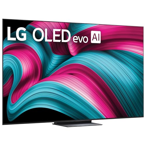 LG 55-Inch Class OLED evo AI 4K C5 Series Smart TV w/Dolby Atmos, Dolby Vision, HDR10, AI Super Upscaling 4K, Filmmaker Mode, Wow Orchestra, Alexa Built-in (OLED55C5PUA, 2025)