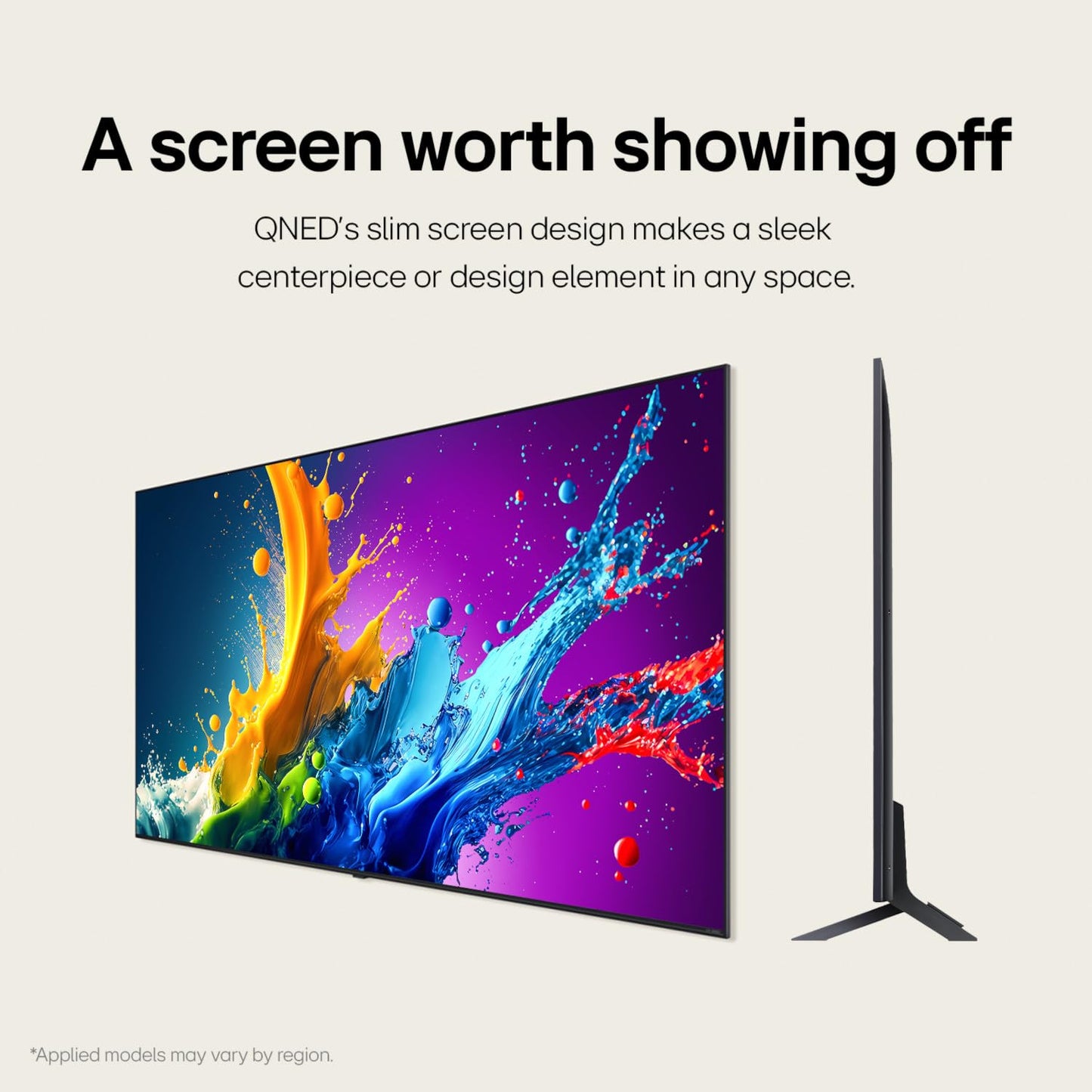 LG 43-Inch Class QNED80T Series LED Smart TV 4K Processor Flat Screen with Magic Remote AI-Powered with Alexa Built-in (43QNED80TUC, 2024)