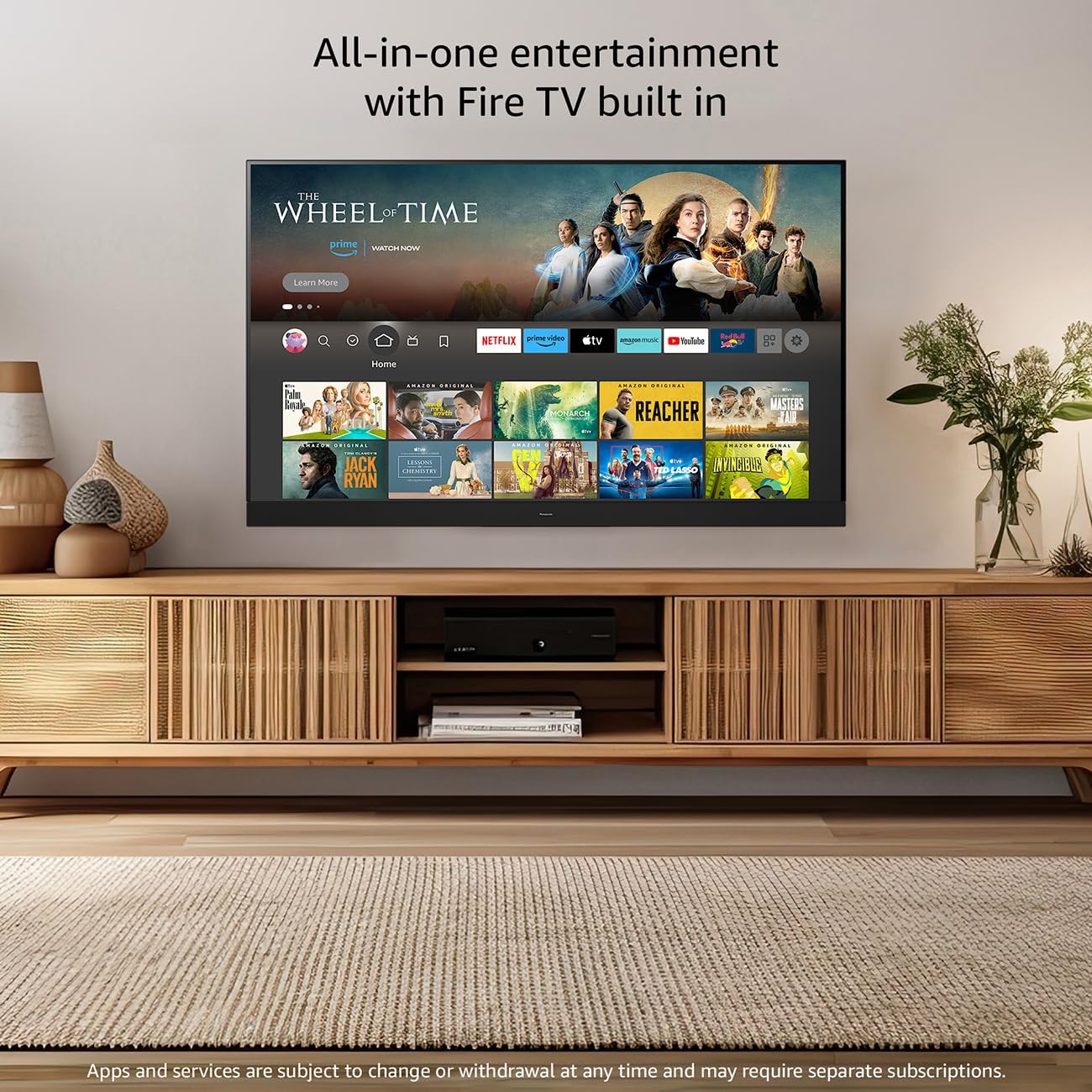 Panasonic Z95 Series (2024 Model) 65-inch OLED 4K Ultra HD Smart Fire TV, Dolby Vision IQ, HDR10+ Adaptive, 144Hz Refresh Rate and Hands-Free Alexa - 65Z95AP