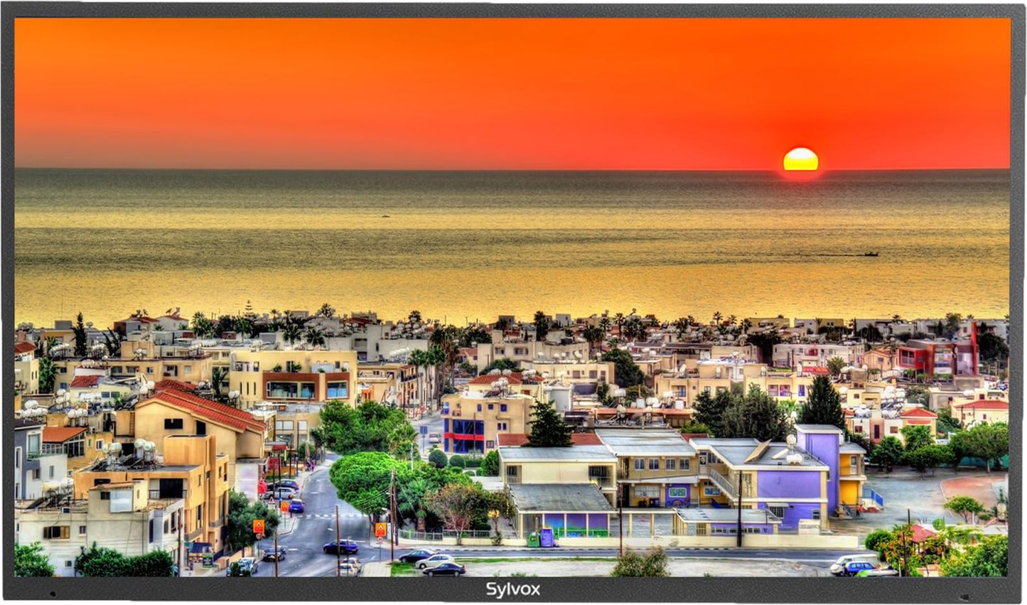 SYLVOX Outdoor TV, 65-Inch Waterproof Smart TV, 2000 nits Full Sun TV, 4K, Dolby Atmos, HDR10, Weatherproof Television with Voice Assistant Remote (Pool Pro 2.0, Latest Model)