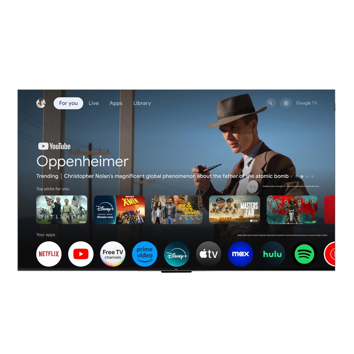 Titan G300 Mini-LED QLED PRO 98 Inch Full Sun Outdoor TV 4K,3000 Nits Peak Brightness, IP65 Weatherproof Smart TV,Assembled in USA.