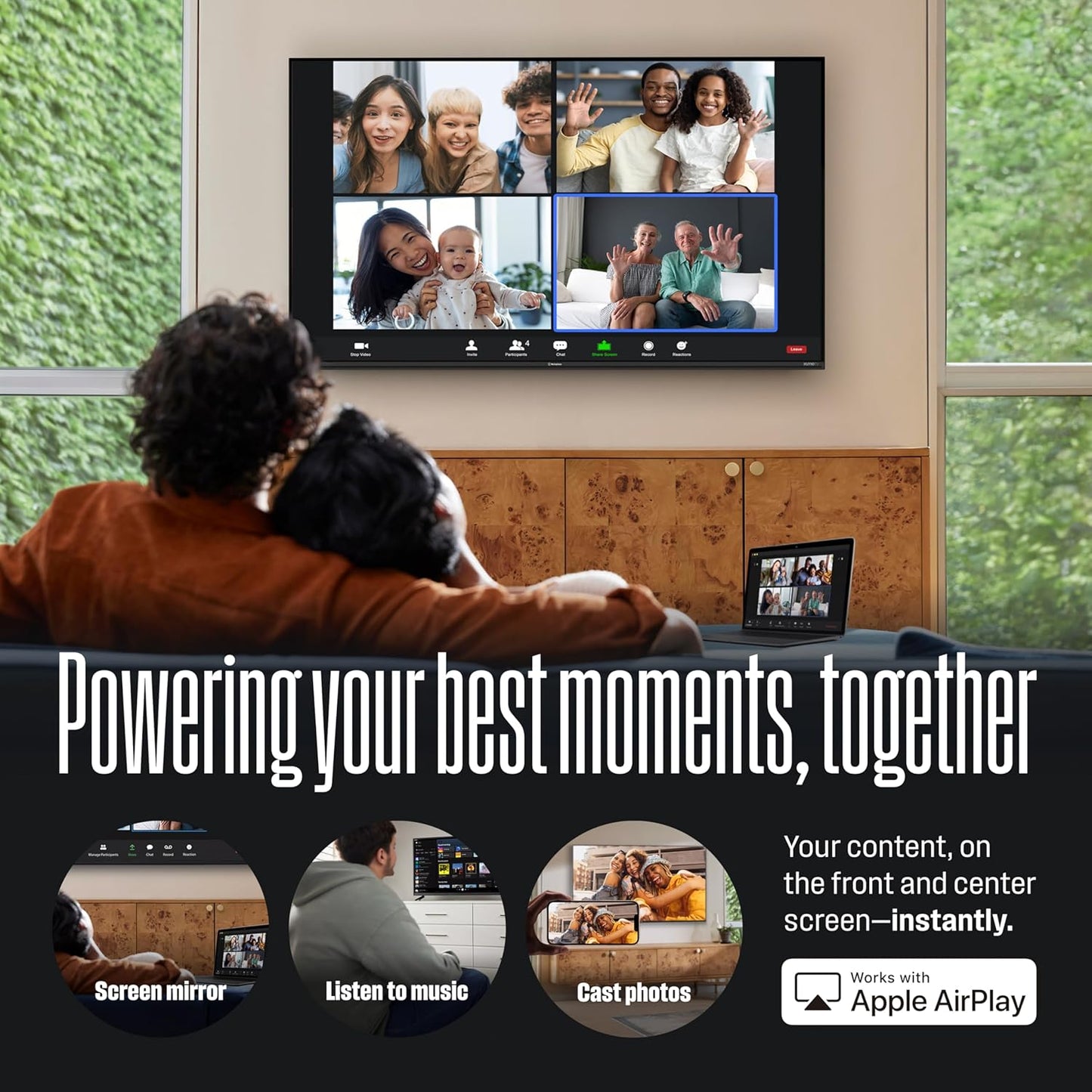 Westinghouse 40-inch Smart TV, FHD 1080P Xumo TV w/Voice Remote, Flat Screen LED Television w/Apple Home kit, Wi-Fi & Mobile Connectivity