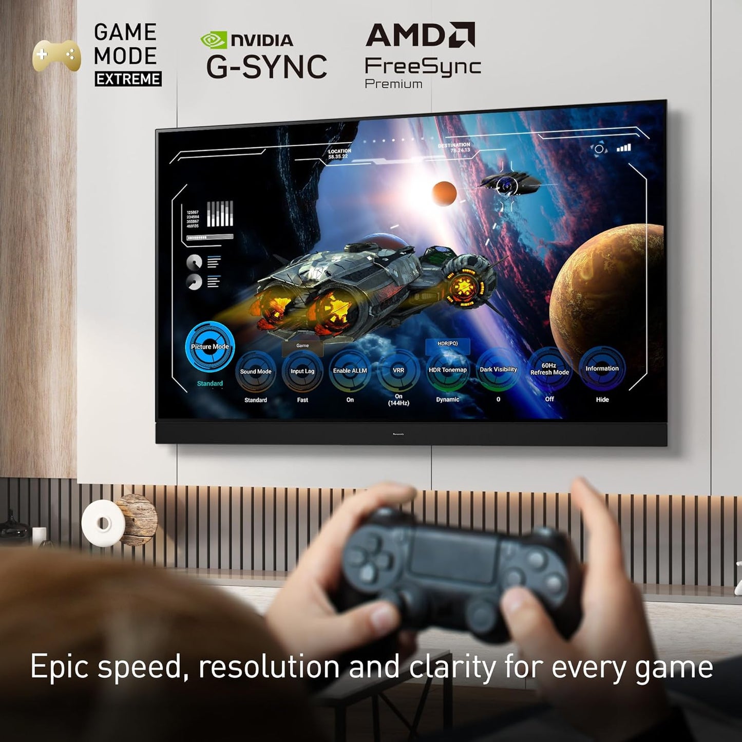 Panasonic Z95 Series (2024 Model) 65-inch OLED 4K Ultra HD Smart Fire TV, Dolby Vision IQ, HDR10+ Adaptive, 144Hz Refresh Rate and Hands-Free Alexa - 65Z95AP