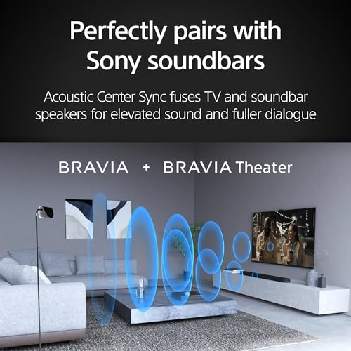 Sony BRAVIA 8 II 65 Inch TV, QD OLED, 4K Smart Google TV, XR Processor with AI Technology, Ultra Slim Design, 120hz Television, Dolby Vision/Atmos, Exclusive Features for PS5, K-65XR80M2, 2025 Model