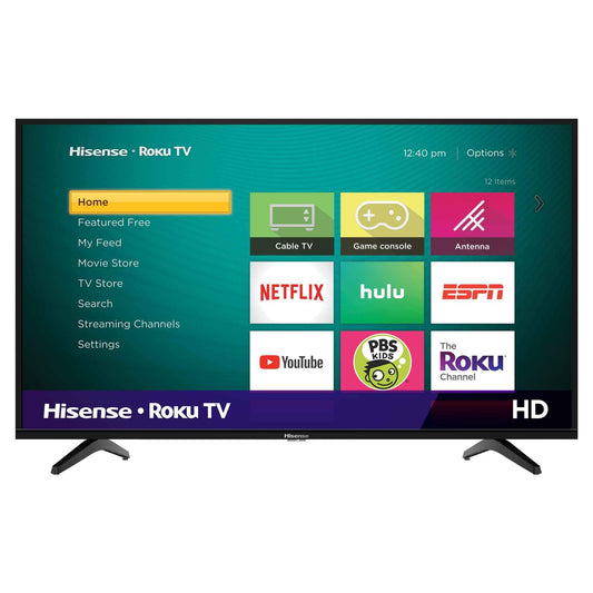 Hisense 40-Inch Class H4 Series LED Roku Smart TV with Alexa Compatibility (40H4F, 2020 Model)