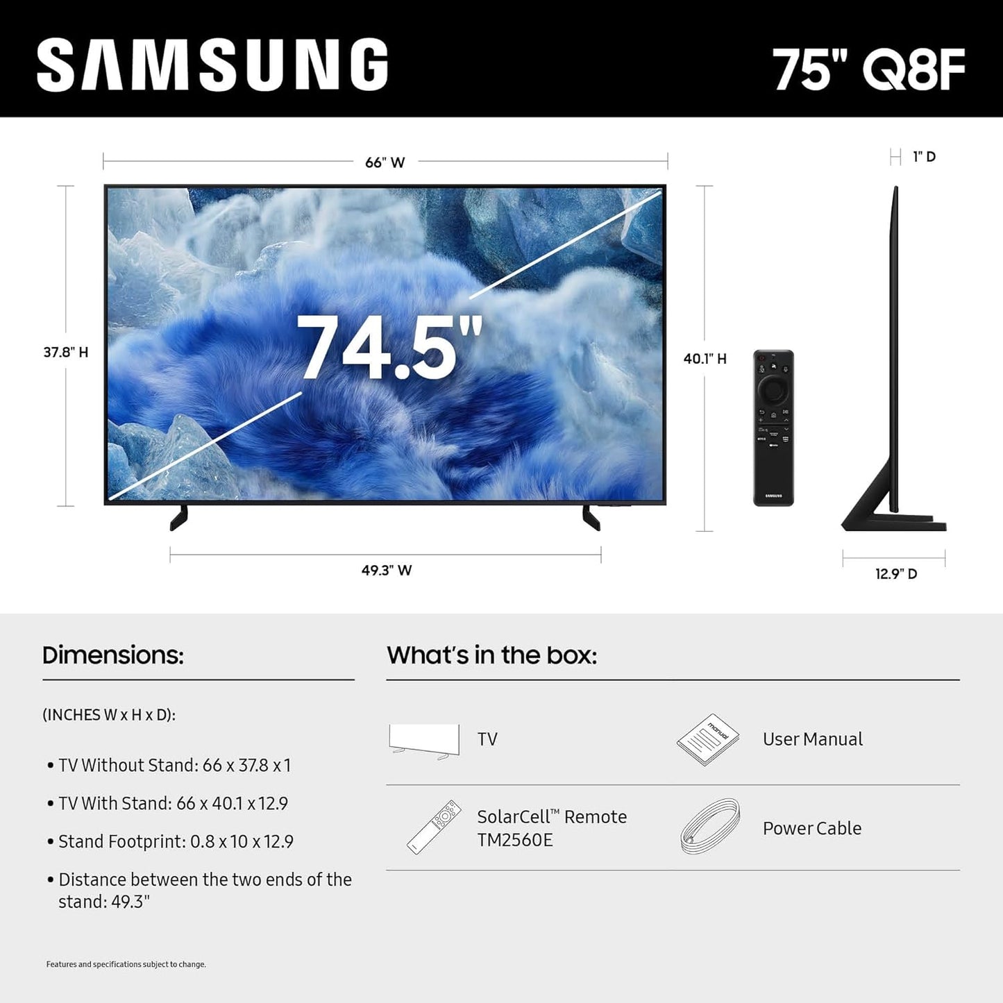 SAMSUNG 32-Inch Class QLED Q8F 4K UHD Smart TV (2025 Model) Q4 AI Processor, 100% Color Volume with Quantum Dot, AirSlim Design, Endless Free Content, Samsung Vision AI, Alexa Built-in