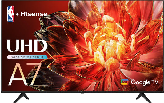 Hisense A7 Series 65-Inch Class 4K UHD Smart Google TV with Voice Remote, Game Mode Plus, Chromecast Built-in (65A7N, 2024 Model)